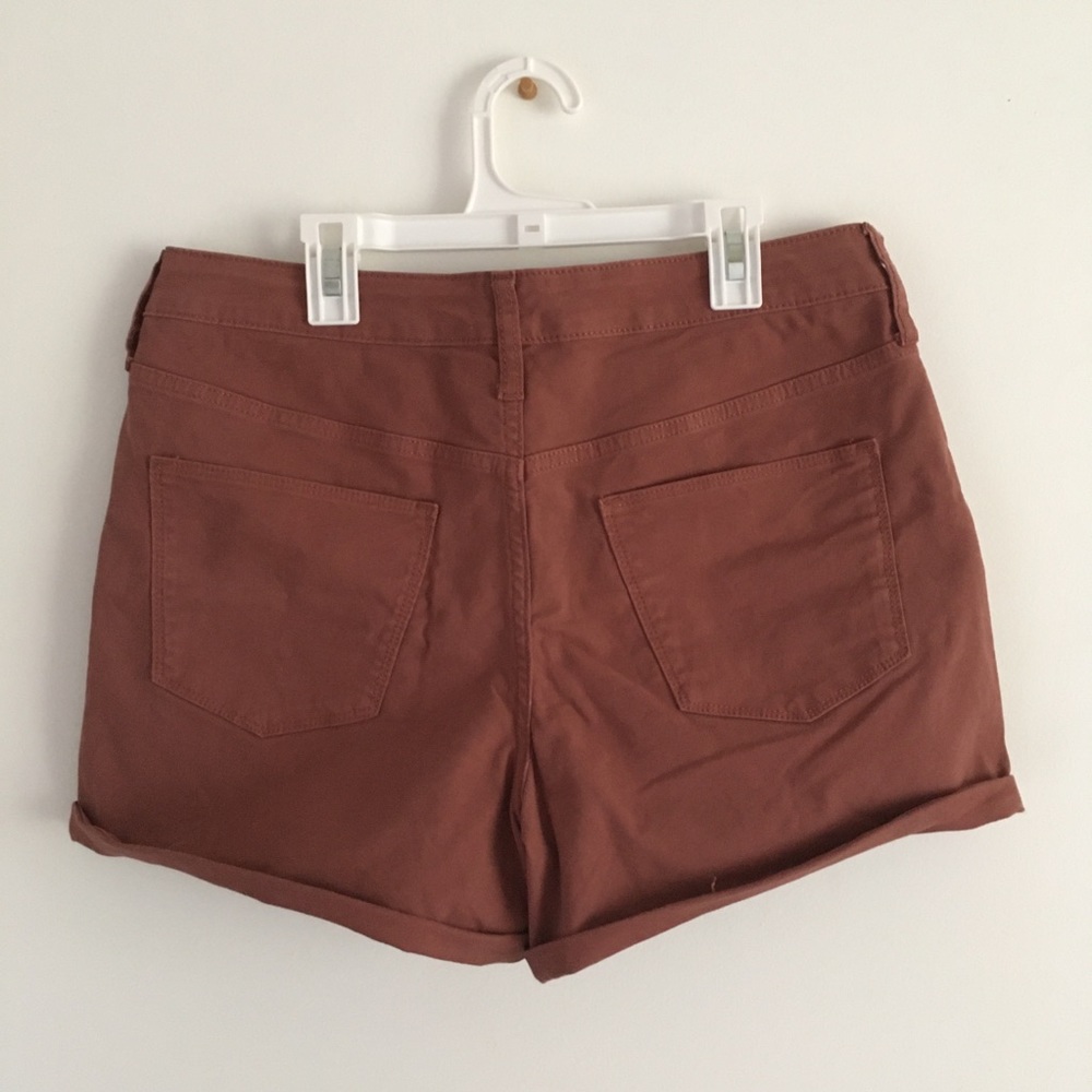 Universal Thread High Rise Midi Button Front Short - image 3